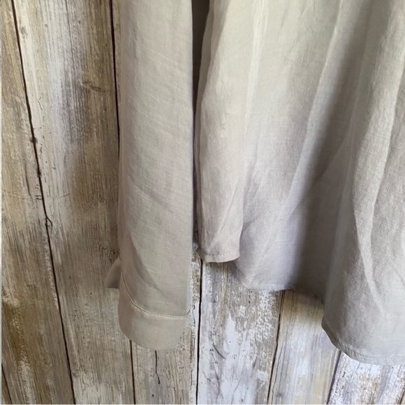 Loft Grey Long Sleeve Blouse - Picture 3 of 4